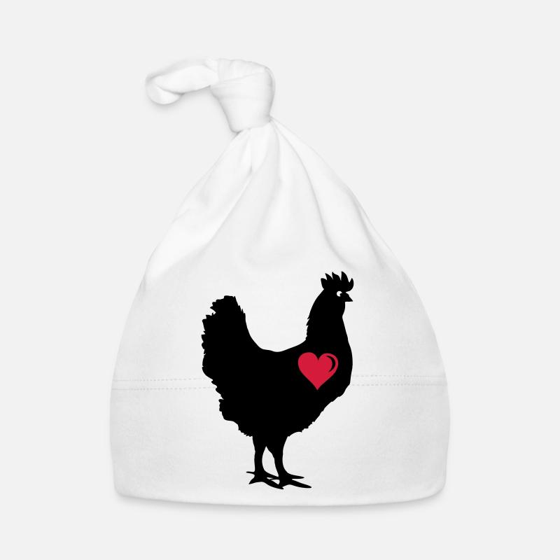 chicken_love_2 Organic Baby Cap