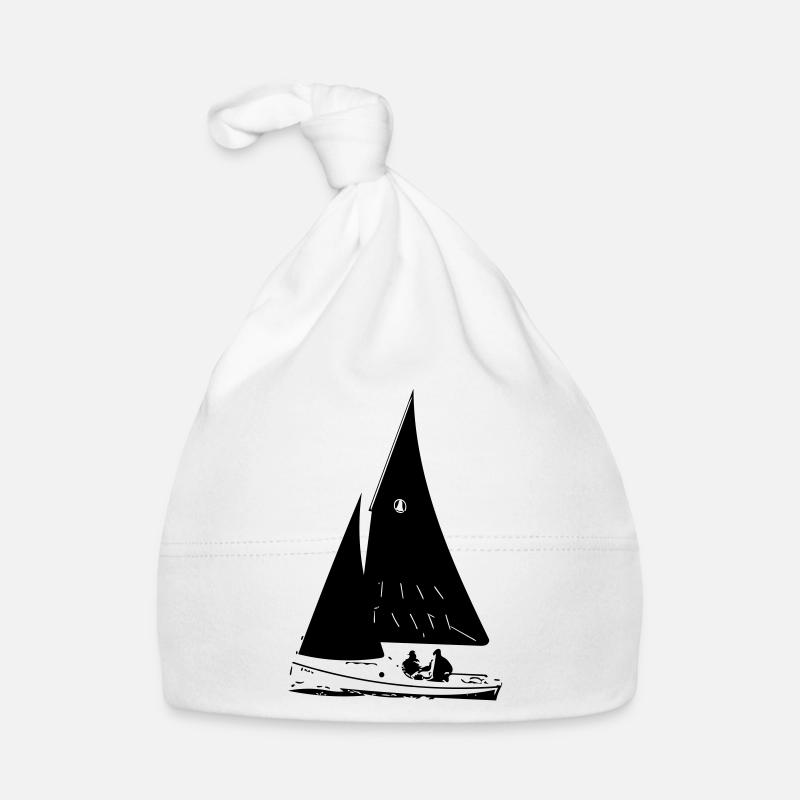 Voilier - Bonnet bio Bébé - blanc