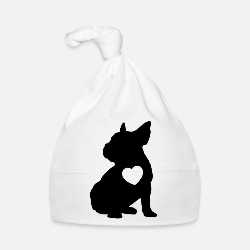 BULLY WITH HEART - Organic Baby Cap - white