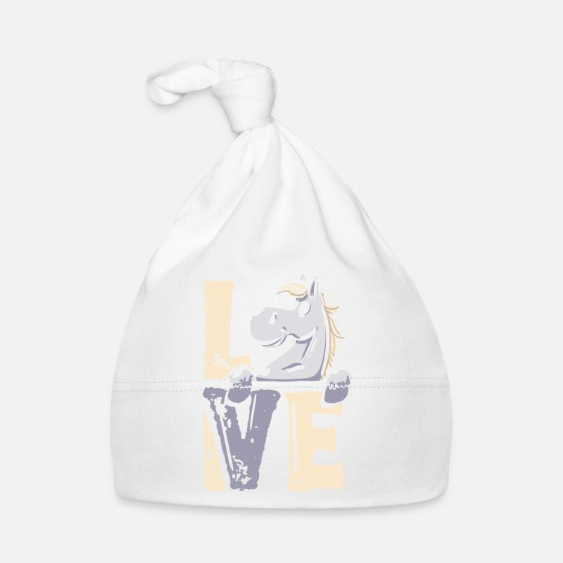 Horse Equestrian Equestrian Riding Organic Baby Cap