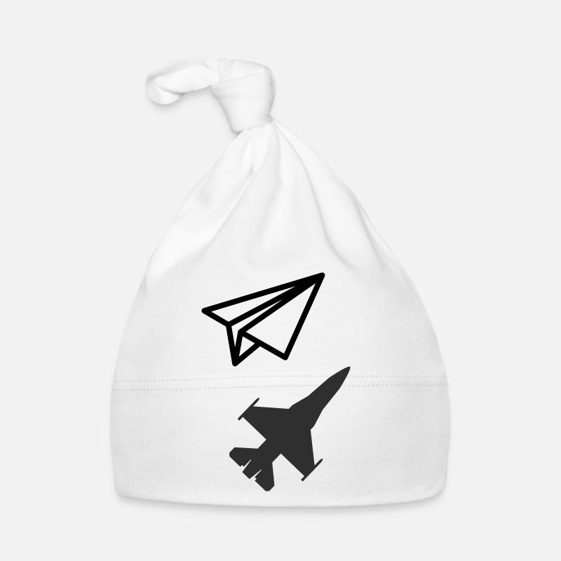 Avion en papier - Garder son âme d'enfant Bonnet bio Bébé