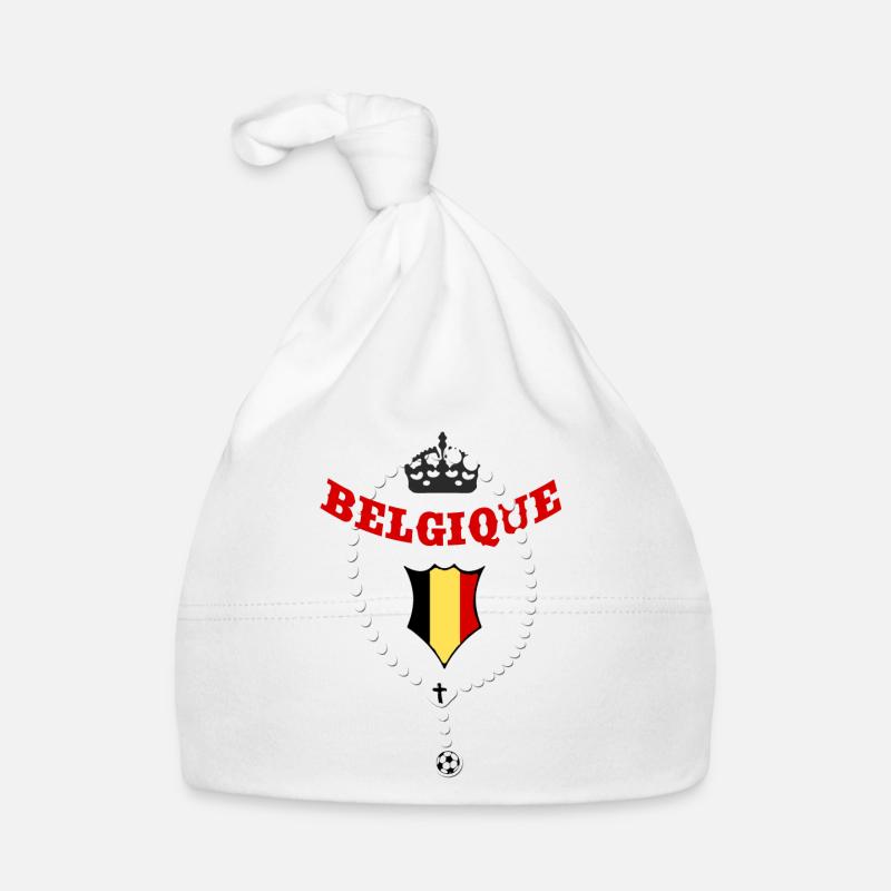 Belgique - Bonnet bio Bébé - blanc