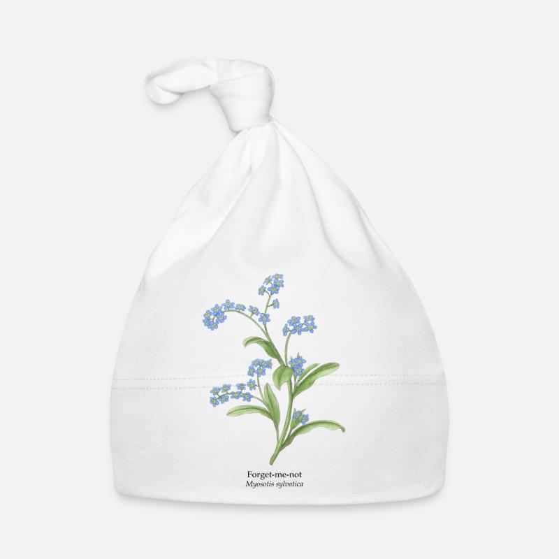 Pas de fleurs Bonnet bio Bébé