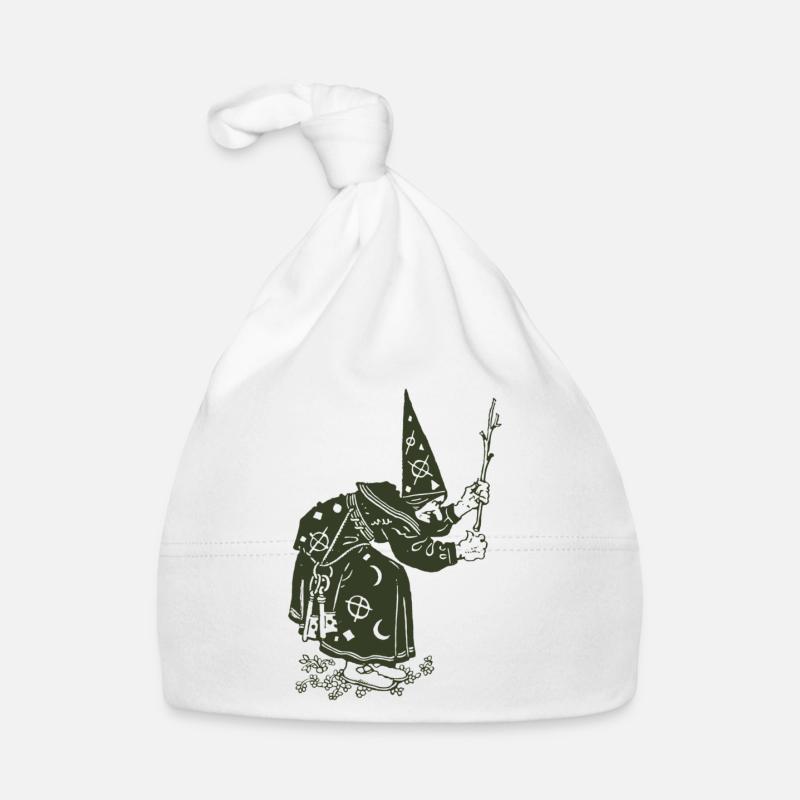 Sorceress Witch – Magic Fantasy RPG Design Organic Baby Cap