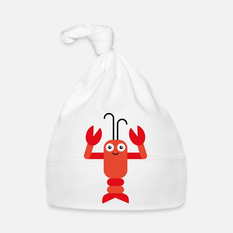 Hummer Languste Lobster Baby Bio-Mütze
