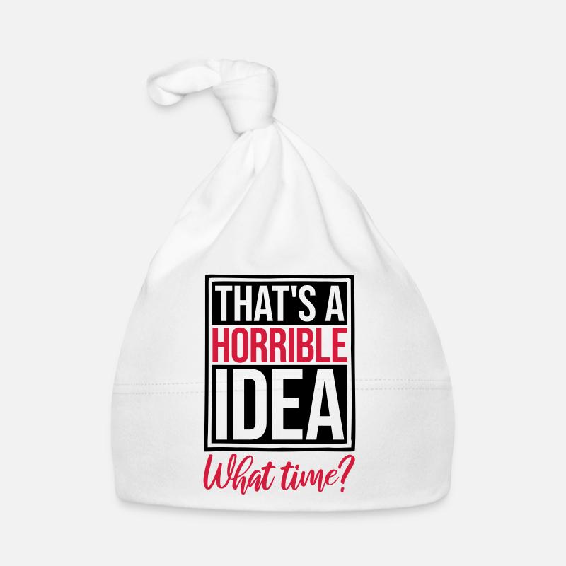 C’est une idée horrible Bonnet bio Bébé
