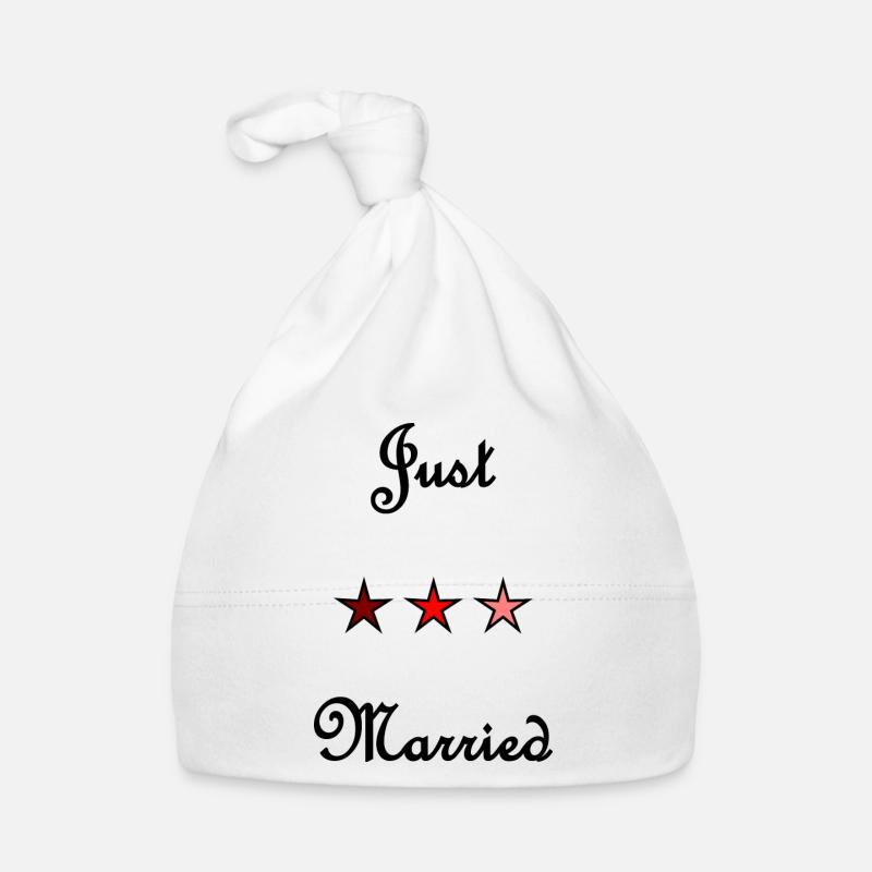 JUST MARRIED. VIVE LES MARIES. EVJF Bonnet bio Bébé