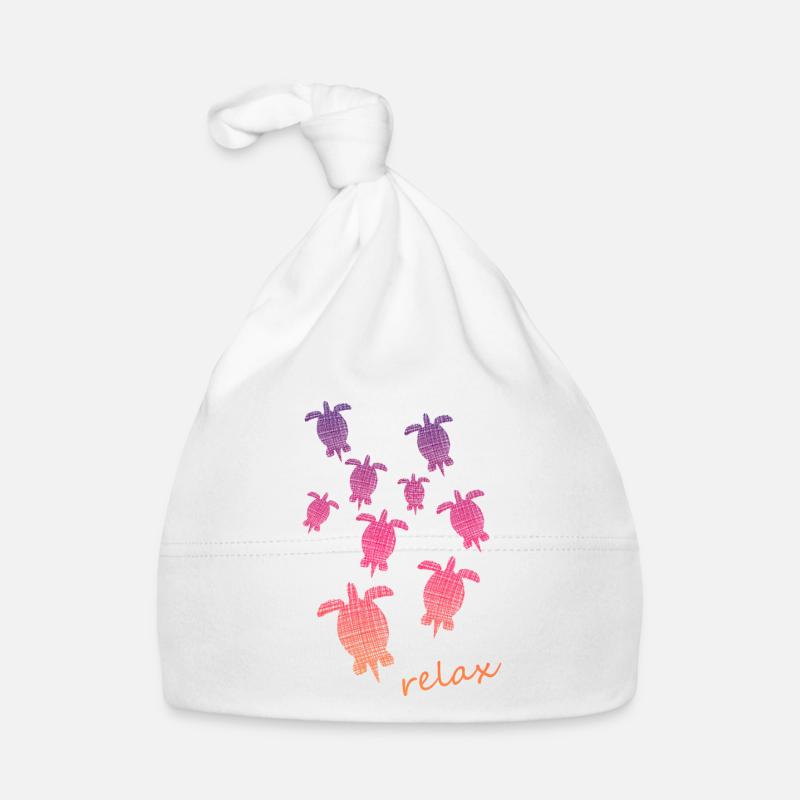Schildkröten Turtle relax Baby Bio-Mütze