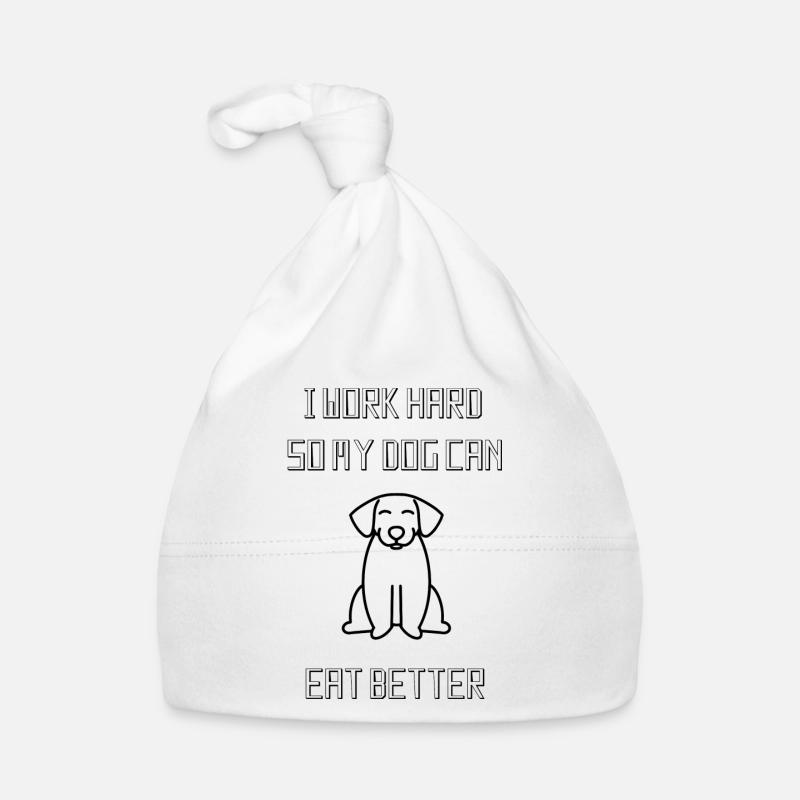 WORK HARD DOG Organic Baby Cap