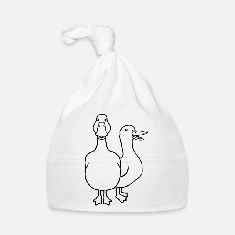 Équipe mignonnes amis oies Bonnet bio Bébé