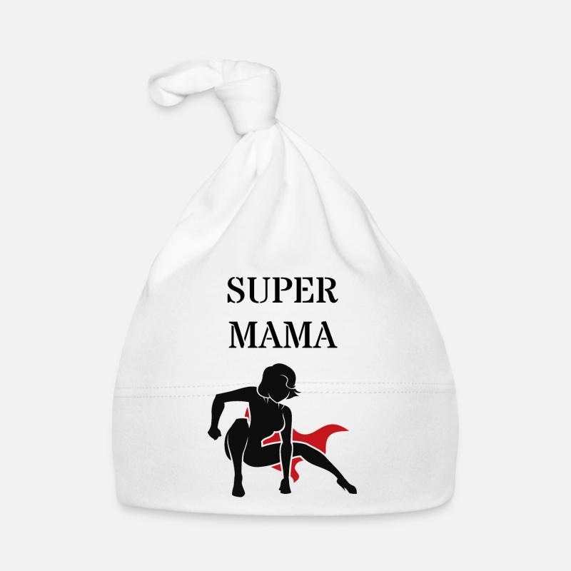 super mama- Beste Mama der Welt Baby Bio-Mütze