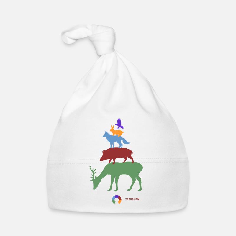 Pyramide ANIMALs Woods Baby Bio-Mütze