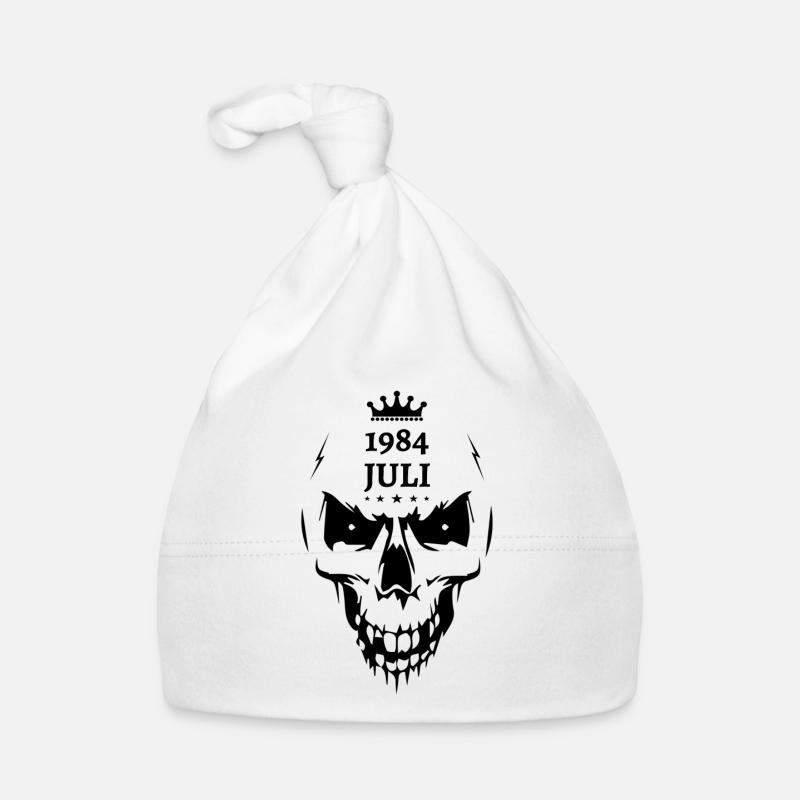 Juli 1984 Totenkopf Baby Bio-Mütze