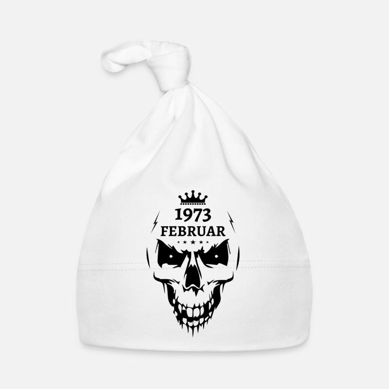 Februar 1973 Totenkopf Baby Bio-Mütze