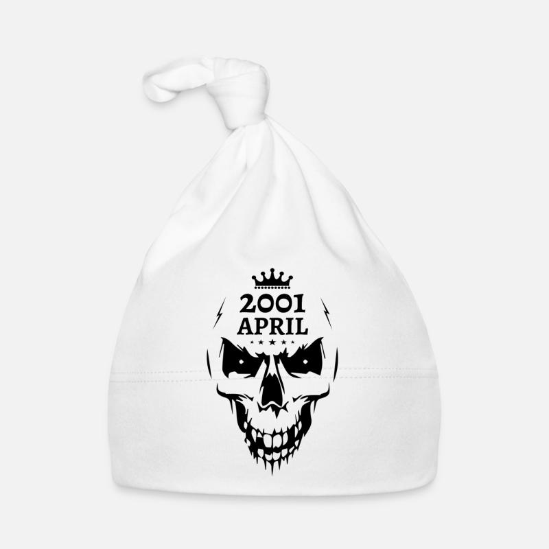 April 2001 Totenkopf Baby Bio-Mütze