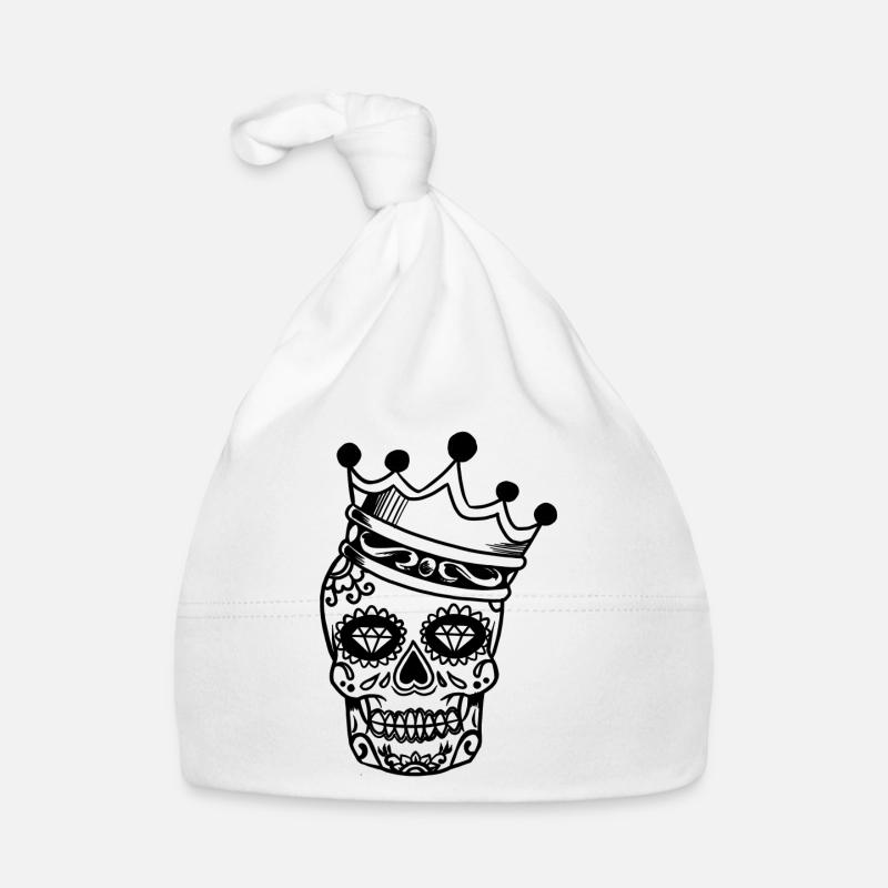 Skull Organic Baby Cap