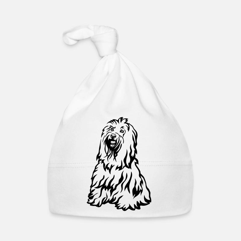 Tibet Terrier Baby Bio-Mütze