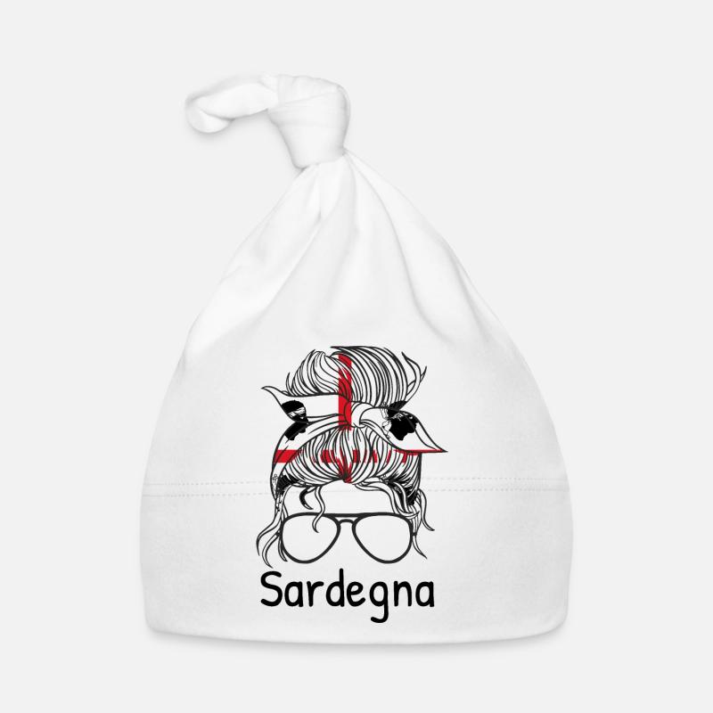 Sardaigne Drapeau Sarde Drapeau Sardegna Drapeau Bonnet bio Bébé