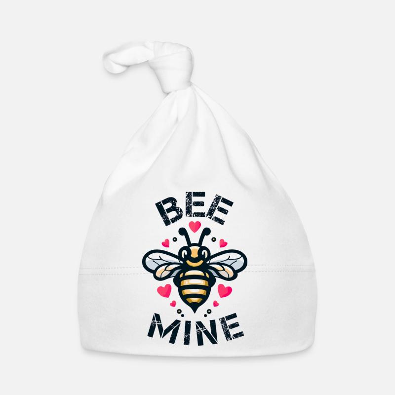 MINE D’ABEILLES - Bonnet bio Bébé - blanc