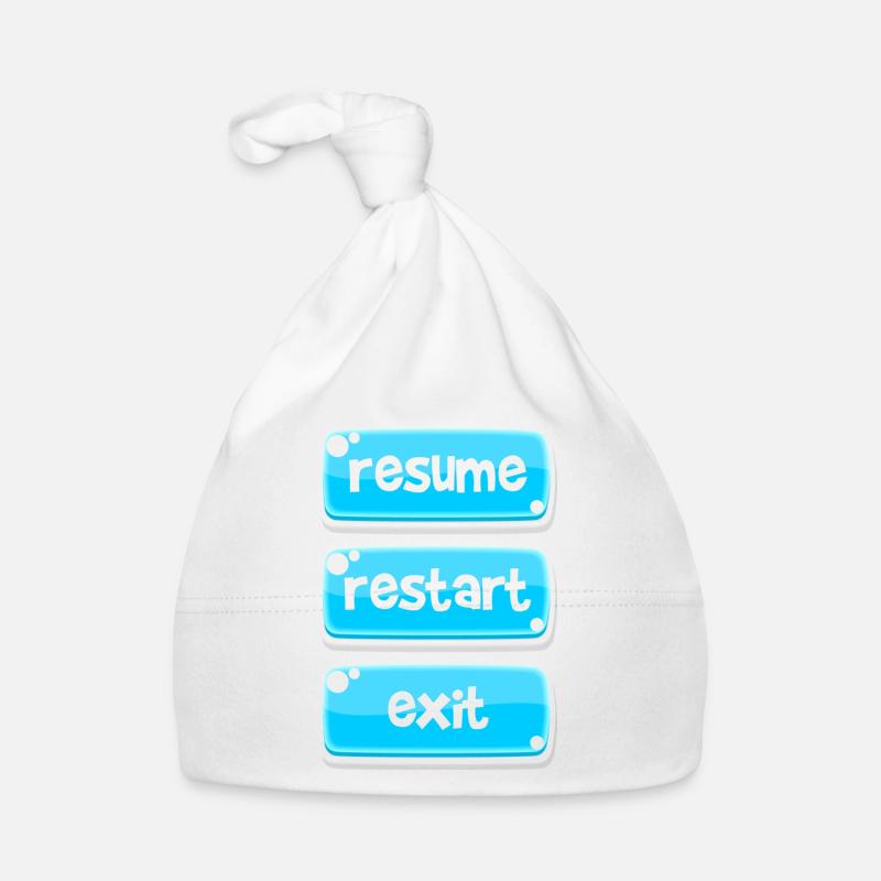 Menu du jeu Bonnet bio Bébé