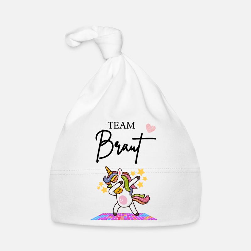 Team Braut Baby Bio-Mütze