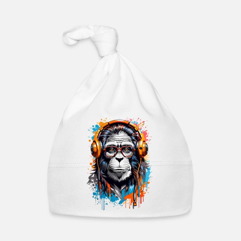 Coole Affe Baby Bio-Mütze