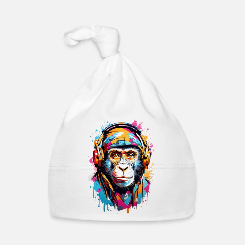 Coole Affe Baby Bio-Mütze