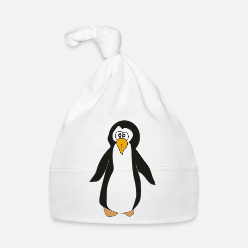Funny penguin Organic Baby Cap