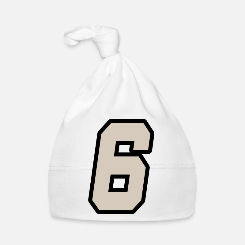 Nummer sechs Baby Bio-Mütze