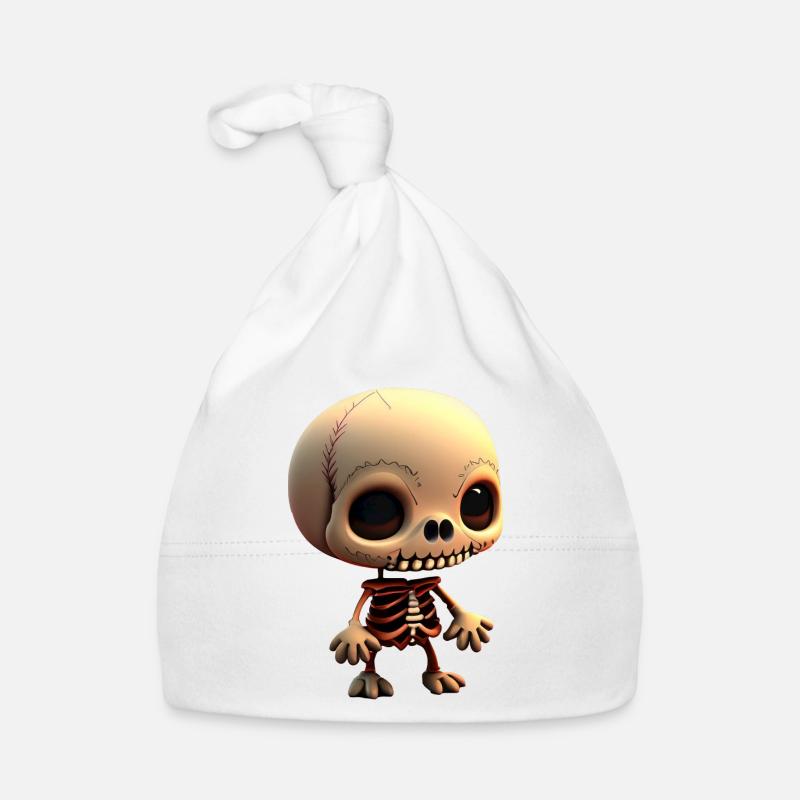 Joyeux Halloween squelette mignon effrayant drôle effrayant Bonnet bio Bébé