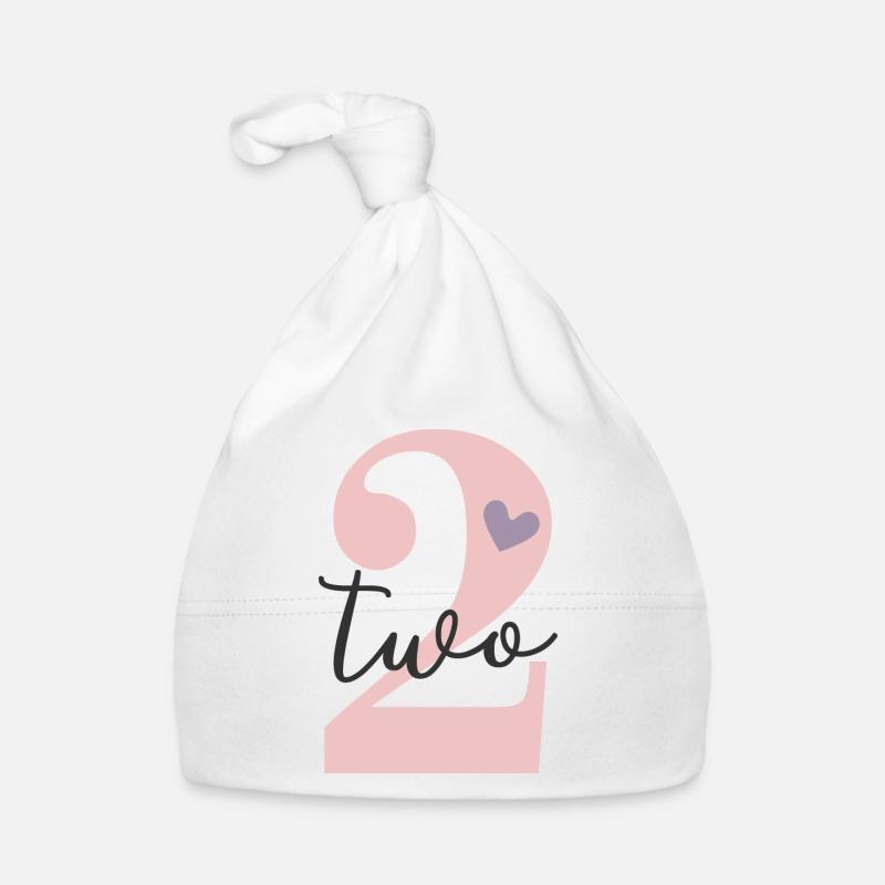 2e anniversaire deux deux Bonnet bio Bébé