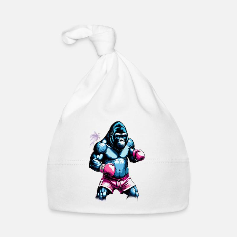 Boxing Gorilla Boxer Organic Baby Cap