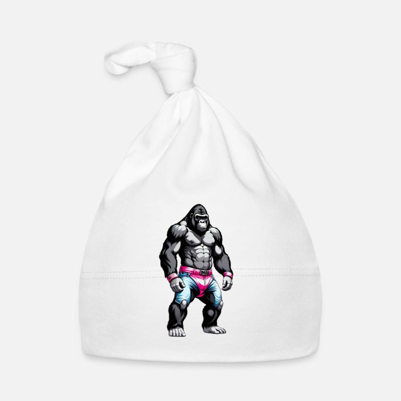 Boxing Gorilla Boxer Organic Baby Cap