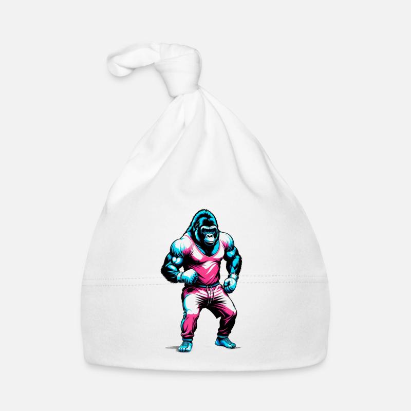 Boxing Gorilla Boxer Organic Baby Cap