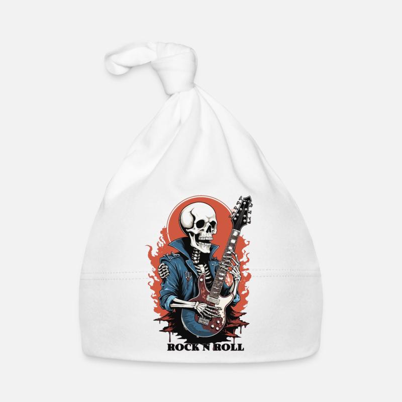 Squelette Rock 'n' Roll Bonnet bio Bébé