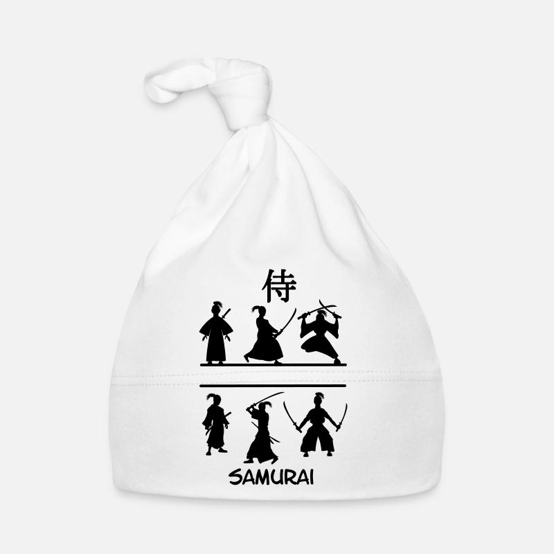Samouraï avec des épées Bonnet bio Bébé