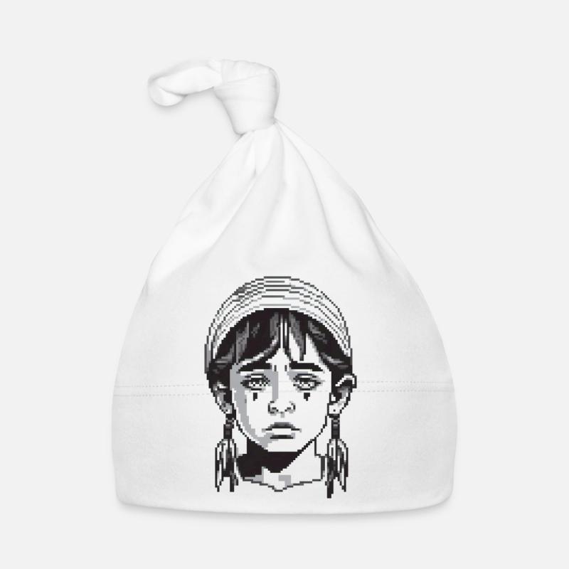 Weinendes Kind Baby Bio-Mütze