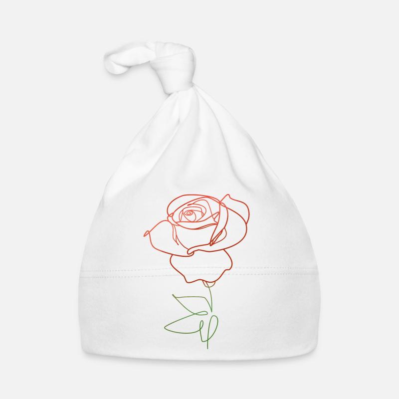 ROSENBLÜTE EINLAGE Baby Bio-Mütze