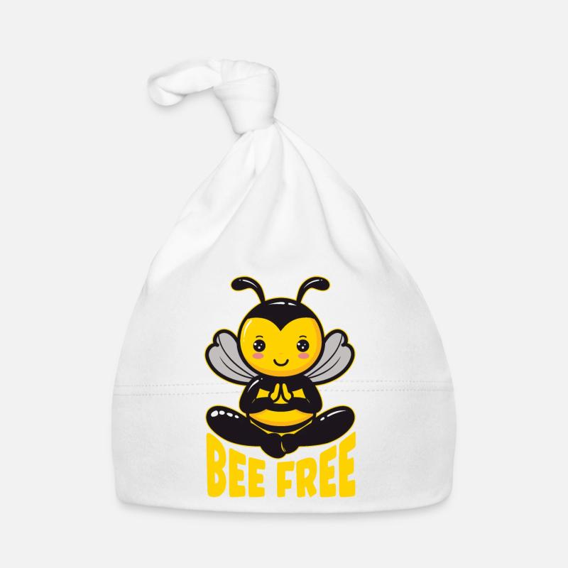 Bee Free Organic Baby Cap