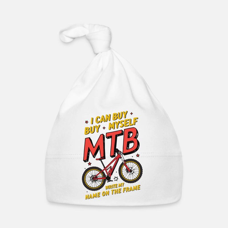 Humorous MTB Buy Myself Custom Design Organic Baby Cap