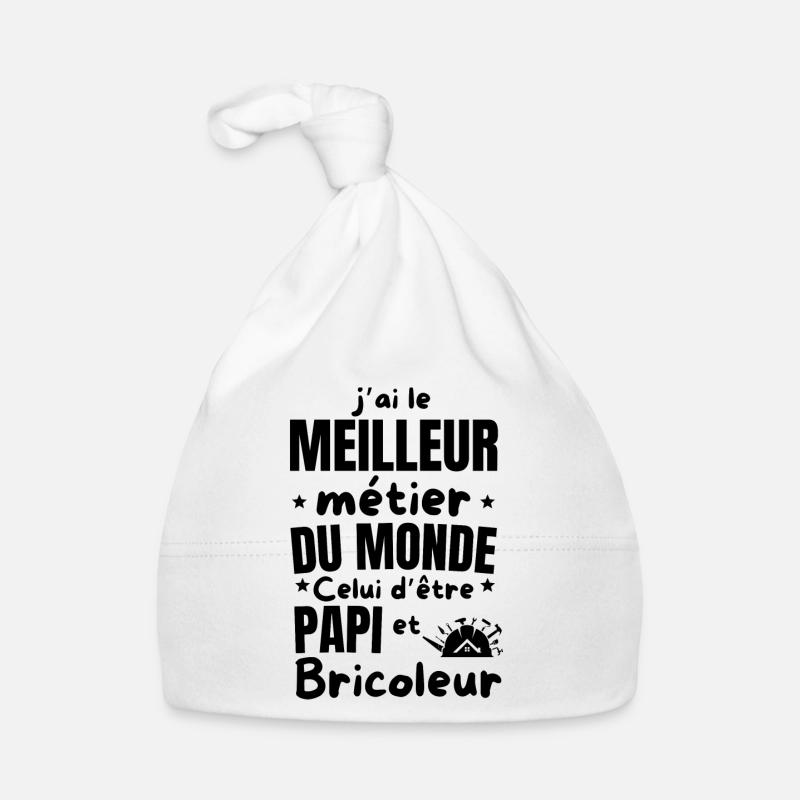 PAPI BRICOLEUR Bonnet bio Bébé