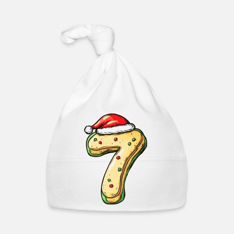 Biscuit de Noël à 7 chiffres Bonnet bio Bébé