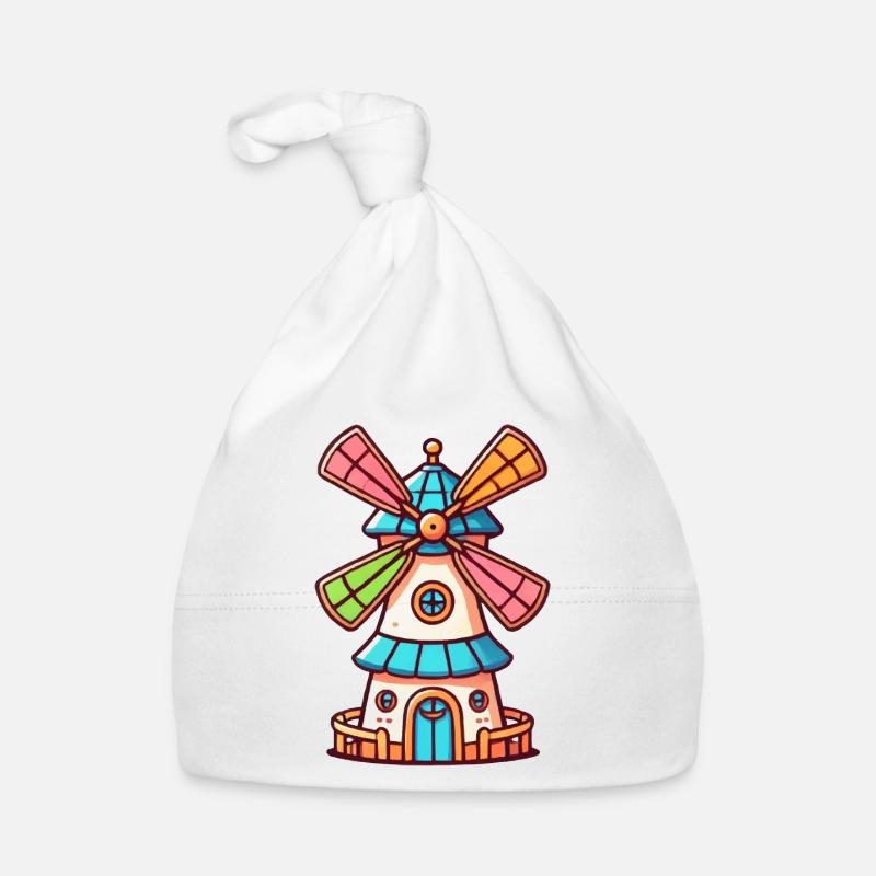 windmühle Baby Bio-Mütze