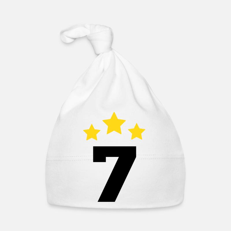 7 ans étoile - cadeau de 7e anniversaire Bonnet bio Bébé