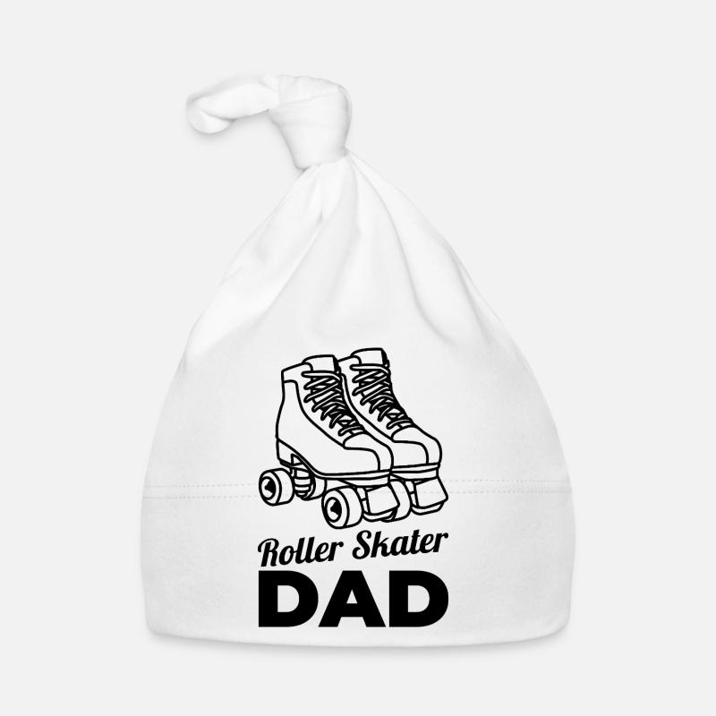 Rollschuhläufer Papa Baby Bio-Mütze