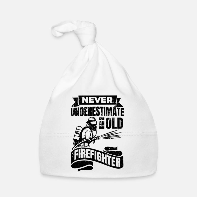 Firefighter Grandfather Organic Baby Cap
