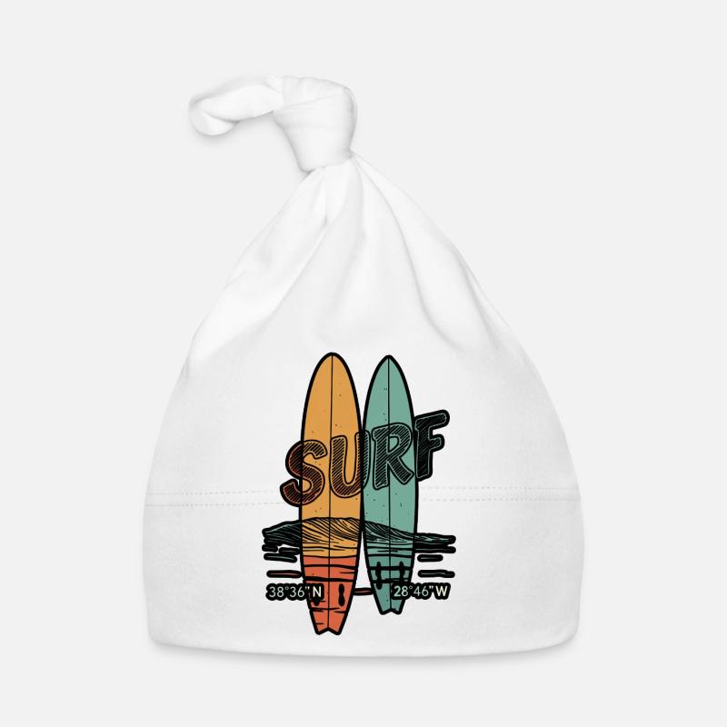 Retro Surfboards Organic Baby Cap