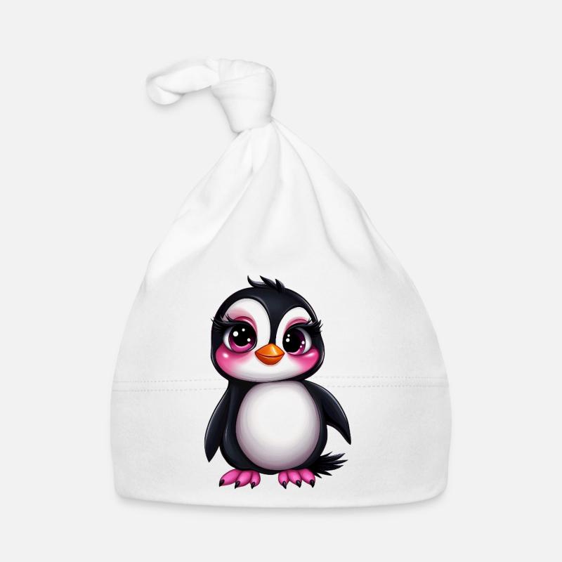 cute penguin :) Organic Baby Cap