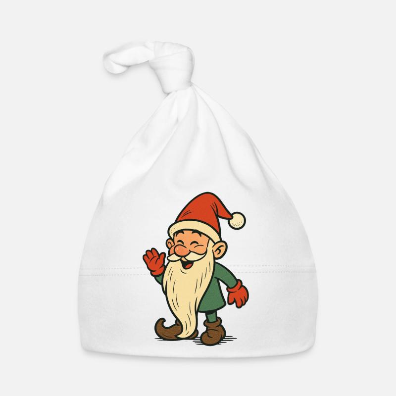Christmas Elf - Merry Christmas Organic Baby Cap