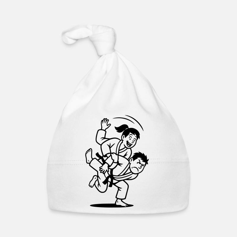 Lancer de judoka Bonnet bio Bébé